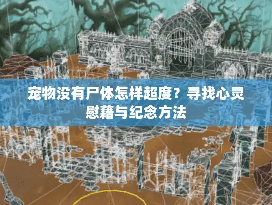 宠物没有尸体怎样超度？寻找心灵慰藉与纪念方法