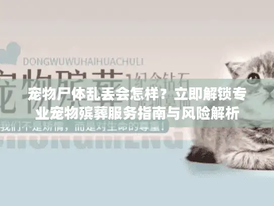 宠物尸体乱丢会怎样？立即解锁专业宠物殡葬服务指南与风险解析