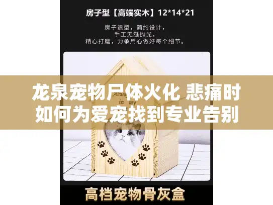 龙泉宠物尸体火化 悲痛时如何为爱宠找到专业告别服务