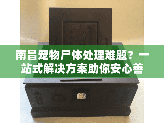 南昌宠物尸体处理难题?一站式解决方案助你安心善后 南昌宠物尸体处理难题?一站式解决方案助你安心善后