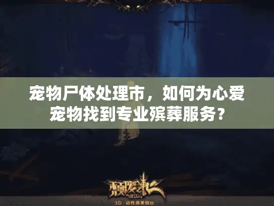 宠物尸体处理市，如何为心爱宠物找到专业殡葬服务？