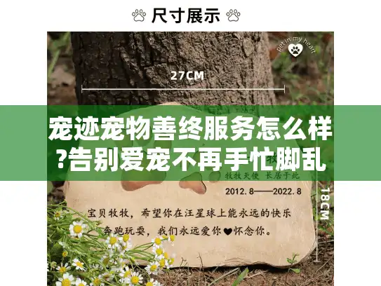 宠迹宠物善终服务怎么样?告别爱宠不再手忙脚乱