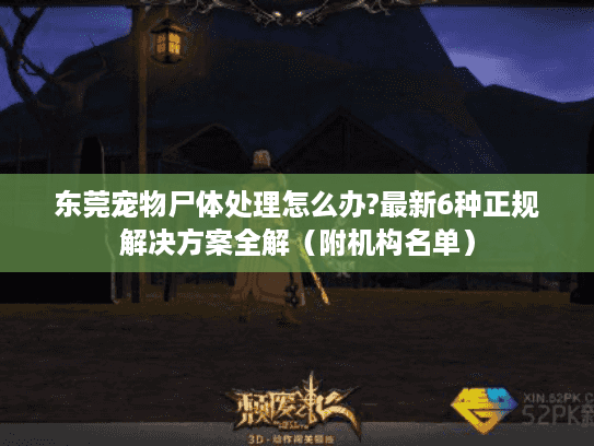 东莞宠物尸体处理怎么办?最新6种正规解决方案全解（附机构名单）