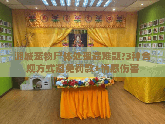 潞城宠物尸体处理遇难题?3种合规方式避免罚款+情感伤害