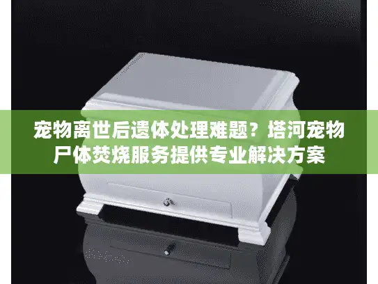 宠物离世后遗体处理难题？塔河宠物尸体焚烧服务提供专业解决方案