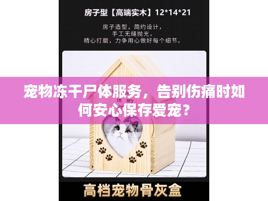 宠物冻干尸体服务，告别伤痛时如何安心保存爱宠？