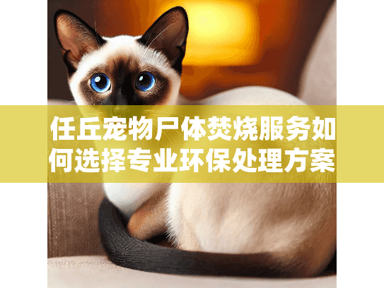 任丘宠物尸体焚烧服务如何选择专业环保处理方案