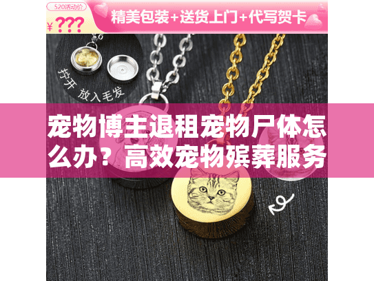 宠物博主退租宠物尸体怎么办？高效宠物殡葬服务解决方案揭晓