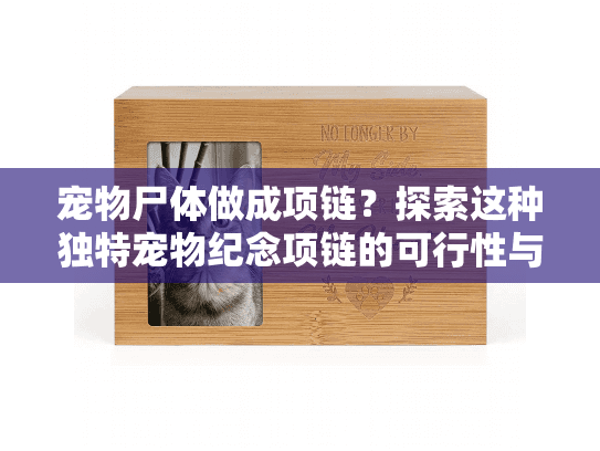 宠物尸体做成项链？探索这种独特宠物纪念项链的可行性与情感意义