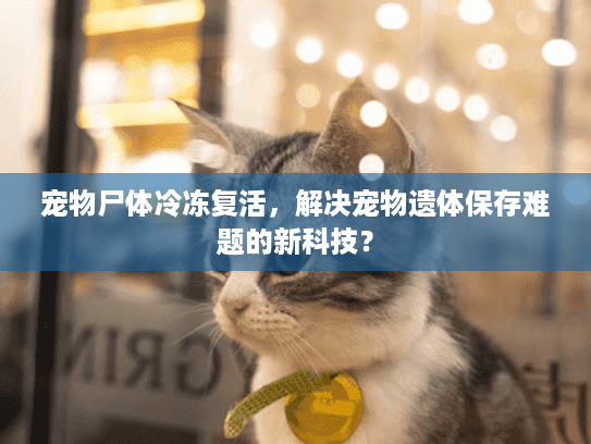 宠物尸体冷冻复活，解决宠物遗体保存难题的新科技？