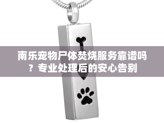 南乐宠物尸体焚烧服务靠谱吗？专业处理后的安心告别