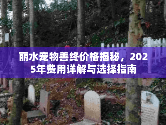 丽水宠物善终价格揭秘，2025年费用详解与选择指南