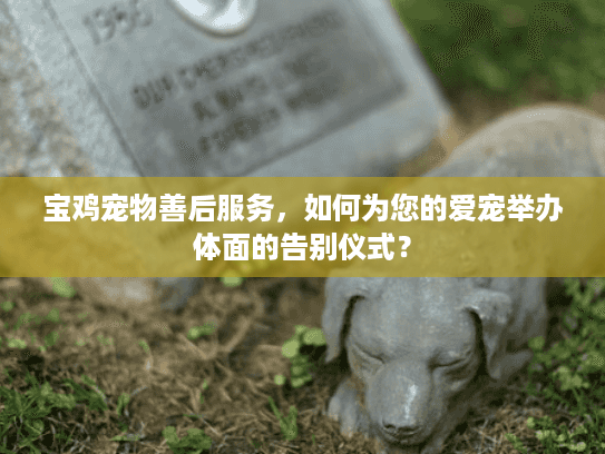 宝鸡宠物善后服务，如何为您的爱宠举办体面的告别仪式？