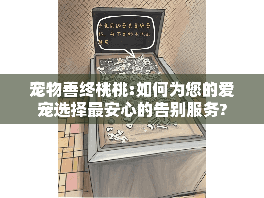 宠物善终桃桃:如何为您的爱宠选择最安心的告别服务?