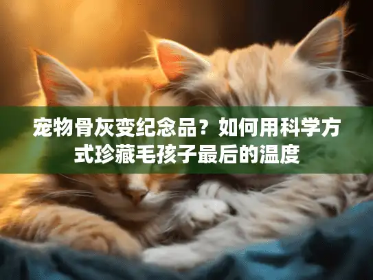 宠物骨灰变纪念品？如何用科学方式珍藏毛孩子最后的温度