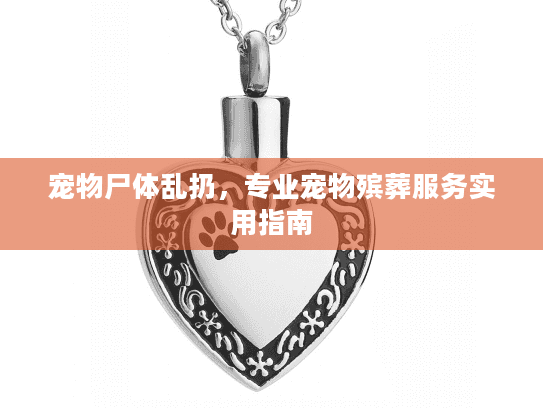 宠物尸体乱扔，专业宠物殡葬服务实用指南
