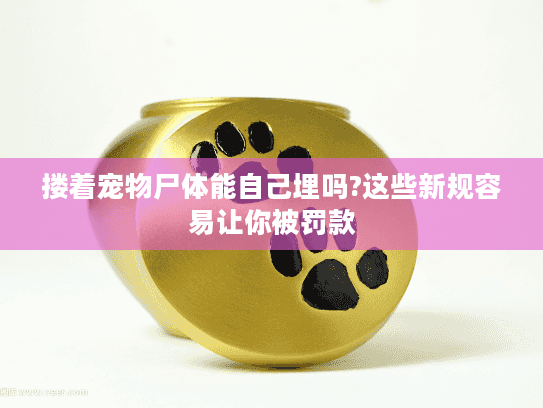 搂着宠物尸体能自己埋吗?这些新规容易让你被罚款 搂着宠物尸体能自己埋吗?这些新规容易让你被罚款