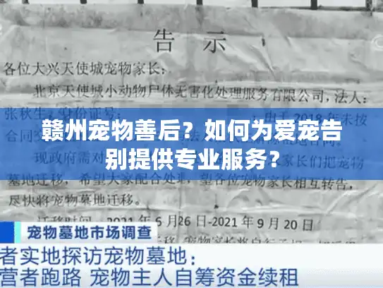 赣州宠物善后?如何为爱宠告别提供专业服务? 赣州宠物善后?如何为爱宠告别提供专业服务?