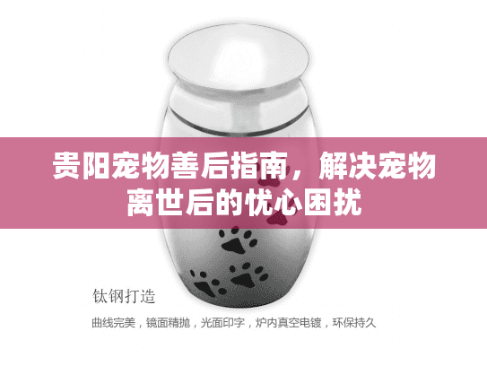 贵阳宠物善后指南，解决宠物离世后的忧心困扰