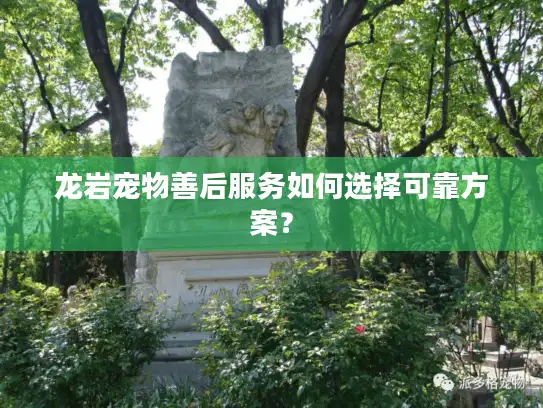 龙岩宠物善后服务如何选择可靠方案? 龙岩宠物善后服务如何选择可靠方案?