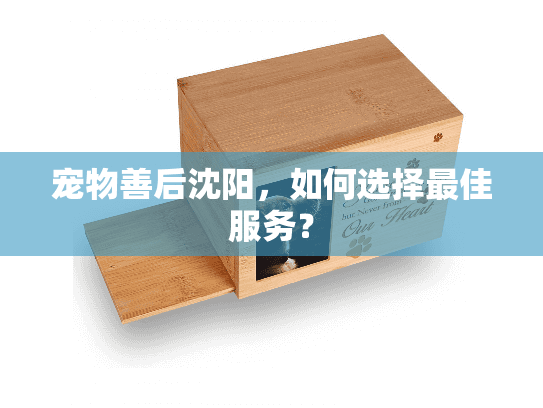 宠物善后沈阳,如何选择最佳服务? 宠物善后沈阳,如何选择最佳服务?