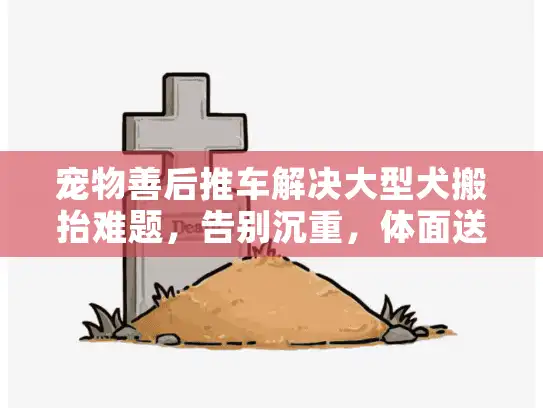 宠物善后推车解决大型犬搬抬难题，告别沉重，体面送别爱宠