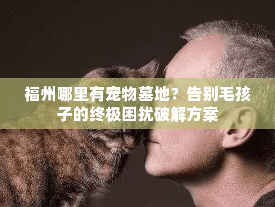 福州哪里有宠物墓地？告别毛孩子的终极困扰破解方案