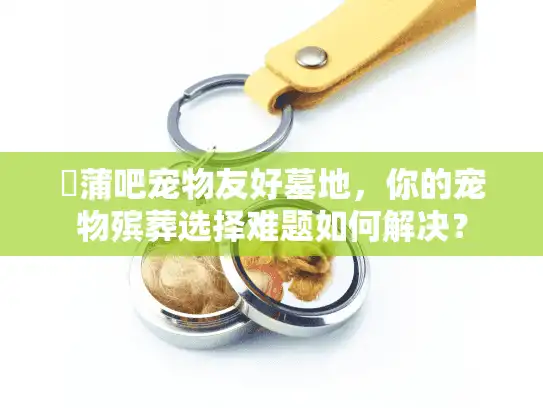 囍蒲吧宠物友好墓地,你的宠物殡葬选择难题如何解决? 囍蒲吧宠物友好墓地,你的宠物殡葬选择难题如何解决?