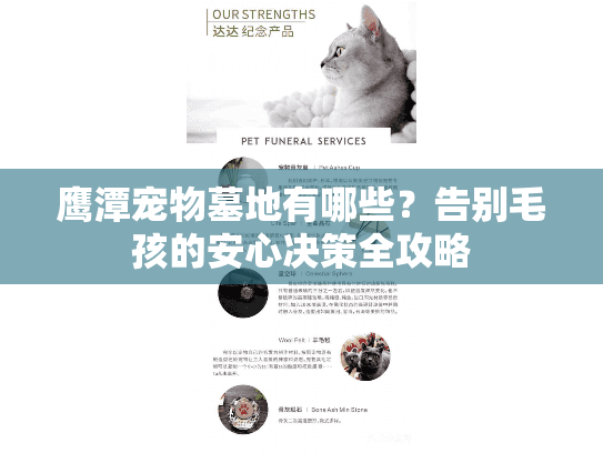 鹰潭宠物墓地有哪些？告别毛孩的安心决策全攻略