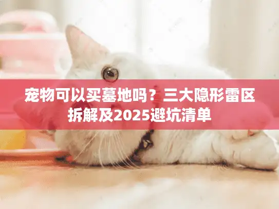 宠物可以买墓地吗？三大隐形雷区拆解及2025避坑清单