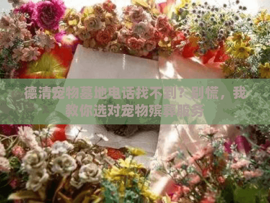 德清宠物墓地电话找不到？别慌，我教你选对宠物殡葬服务