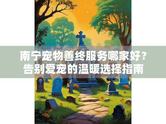 南宁宠物善终服务哪家好？告别爱宠的温暖选择指南