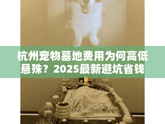 杭州宠物墓地费用为何高低悬殊？2025最新避坑省钱终极解析