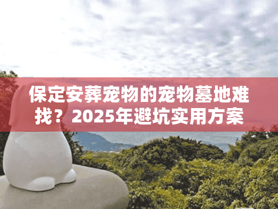 保定安葬宠物的宠物墓地难找？2025年避坑实用方案