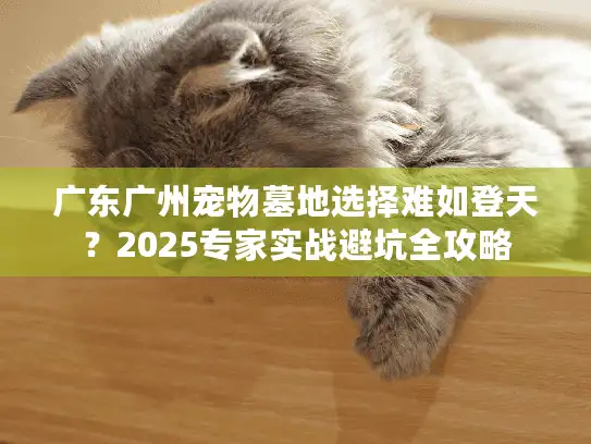 广东广州宠物墓地选择难如登天？2025专家实战避坑全攻略
