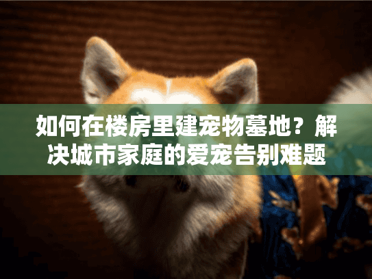如何在楼房里建宠物墓地？解决城市家庭的爱宠告别难题