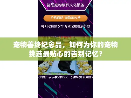 宠物善终纪念品，如何为你的宠物挑选最贴心的告别记忆？