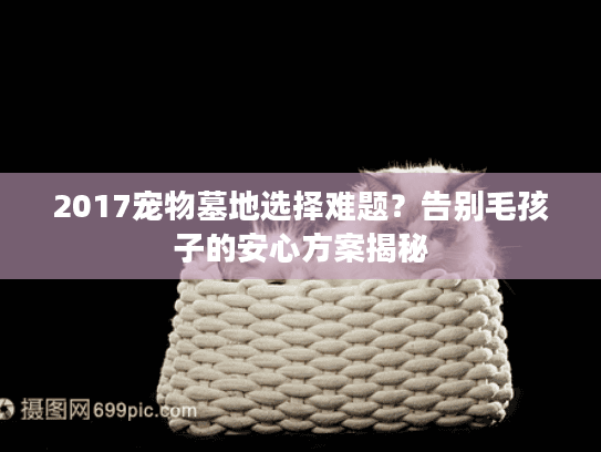 2017宠物墓地选择难题？告别毛孩子的安心方案揭秘