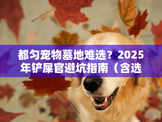都匀宠物墓地难选?2025年铲屎官避坑指南(含选址地图) 都匀宠物墓地难选?2025年铲屎官避坑指南(含选址地图)