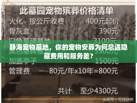 静海宠物墓地，你的宠物安葬为何总遇隐藏费用和服务差？