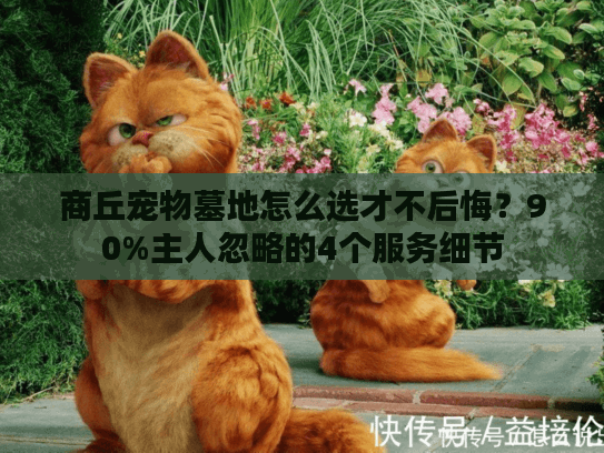 商丘宠物墓地怎么选才不后悔？90%主人忽略的4个服务细节