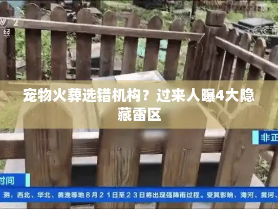 宠物火葬选错机构?过来人曝4大隐藏雷区 宠物火葬选错机构?过来人曝4大隐藏雷区