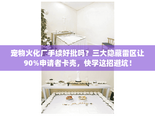 宠物火化厂手续好批吗？三大隐藏雷区让90%申请者卡壳，快学这招避坑！