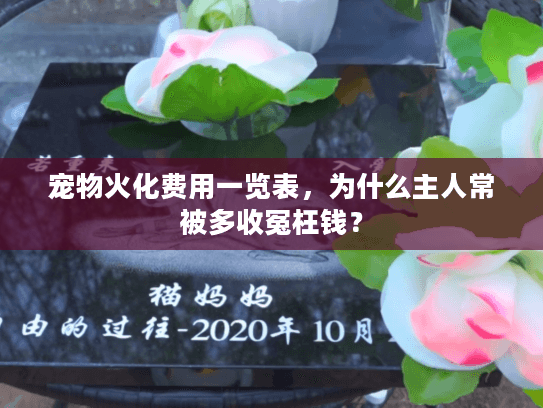 宠物火化费用一览表,为什么主人常被多收冤枉钱? 宠物火化费用一览表,为什么主人常被多收冤枉钱?