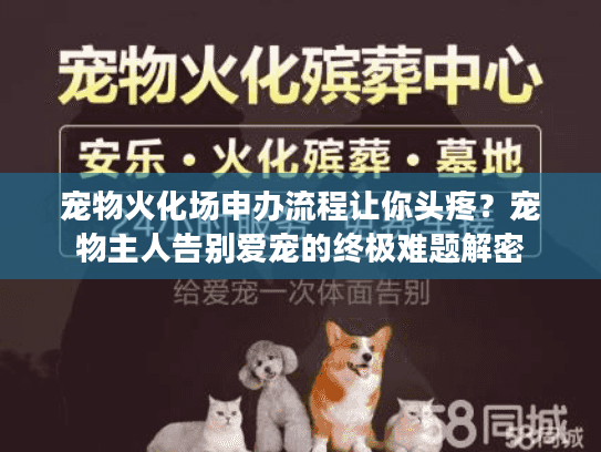 宠物火化场申办流程让你头疼?宠物主人告别爱宠的终极难题解密 宠物火化场申办流程让你头疼?宠物主人告别爱宠的终极难题解密