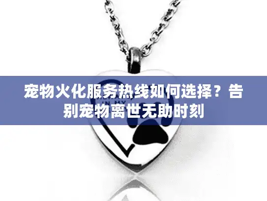 宠物火化服务热线如何选择?告别宠物离世无助时刻 宠物火化服务热线如何选择?告别宠物离世无助时刻