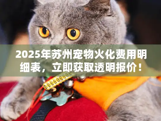 2025年苏州宠物火化费用明细表，立即获取透明报价！