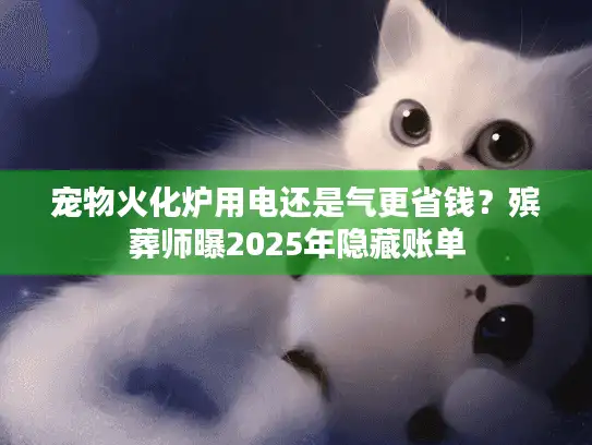 宠物火化炉用电还是气更省钱？殡葬师曝2025年隐藏账单