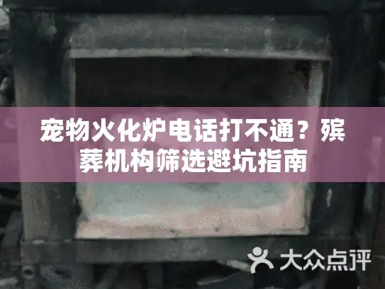 宠物火化炉电话打不通?殡葬机构筛选避坑指南 宠物火化炉电话打不通?殡葬机构筛选避坑指南