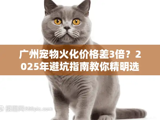 广州宠物火化价格差3倍？2025年避坑指南教你精明选
